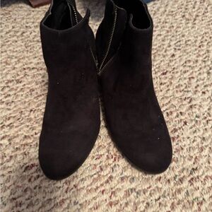 Black ankle boots